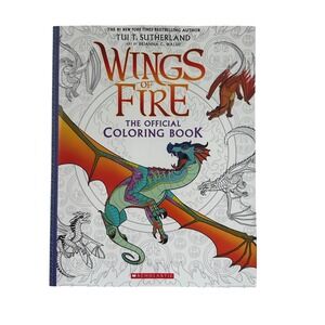 Wings of Fire The Official Coloring Book  Paperback Scholastic Dragons NEW